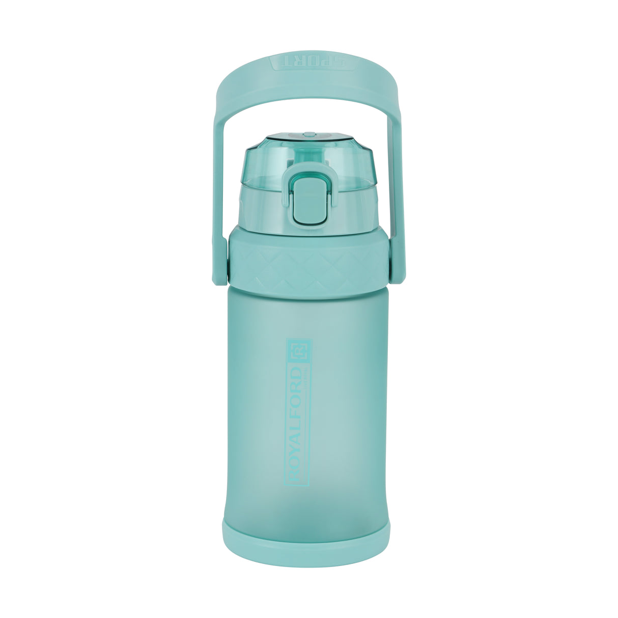 Royalford 1500 ml Water Bottle- RF12163/ Plastic Bottles with Flip Lid, Silicone Sipper and Straw, Strap, with Carry Handle/ Perfect for School, Office and Gym