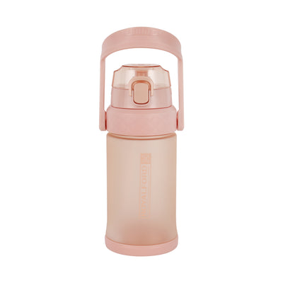 Royalford RF12163 1500ml Water Bottle with Silicone Sipper, Straw & Leak-Proof Flip Lid | Measurement Scale  | BPA-Free Design | Odour-Free and Easy-Grip Design