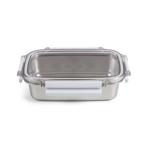 Royalford RF12171 600ML Stainless Steel Lunch Box | BPA Free Lid | 100% Airtight & Leak-Proof Design | Premium Food Grade Container for Office, School & Travel Use