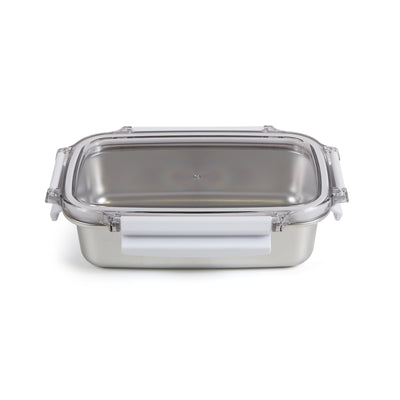 Royalford RF12171 600ML Stainless Steel Lunch Box | BPA Free Lid | 100% Airtight & Leak-Proof Design | Premium Food Grade Container for Office, School & Travel Use