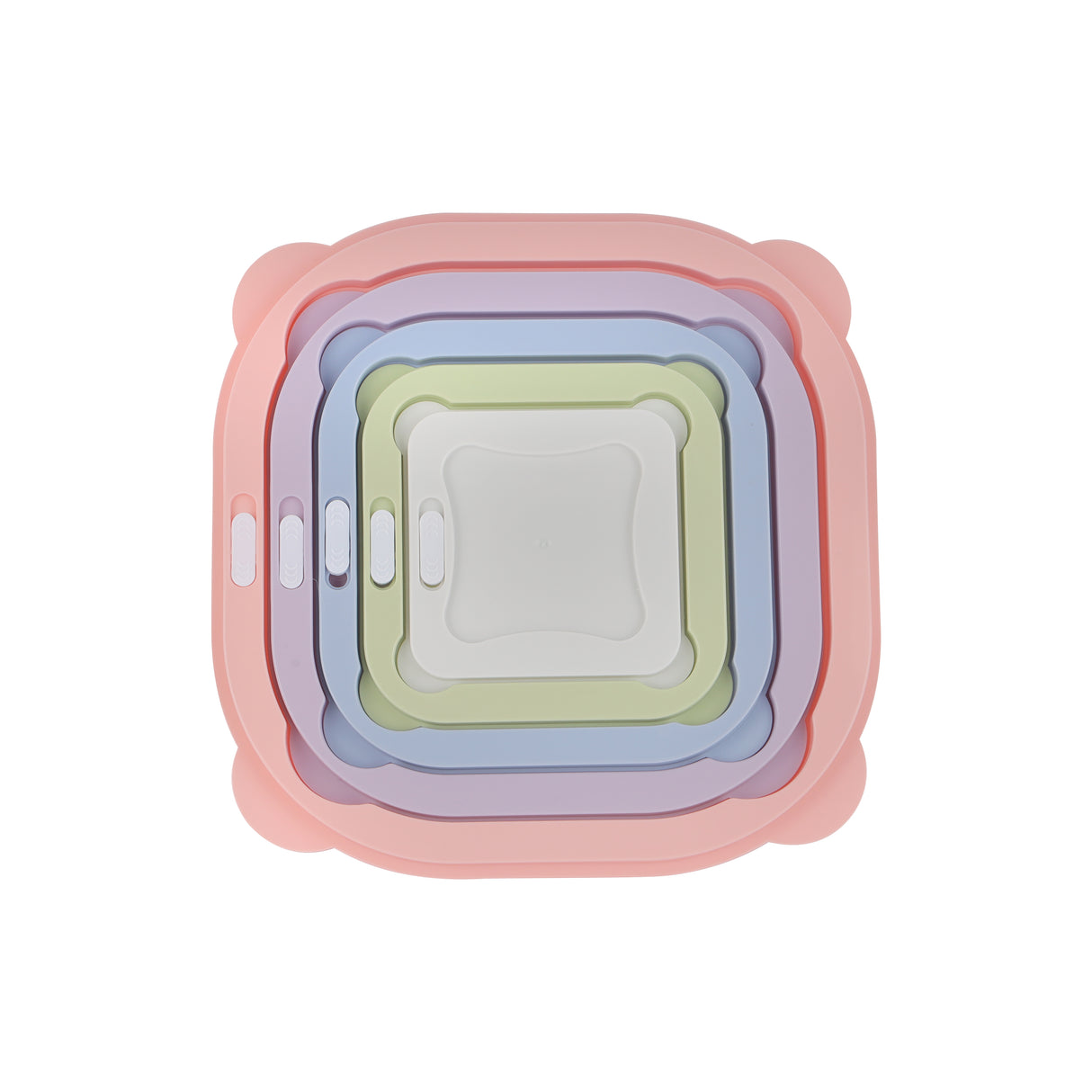 Royalford RF12180 5PCS Food Storage Containers Set | BPA Free Leak-Proof Plastic Boxes | Smart Lock Lids | Freezer & Dishwasher Safe,  Multi-Size Kitchen Storage Set