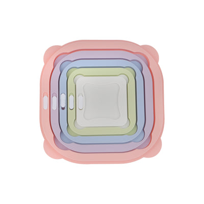 Royalford RF12180 5PCS Food Storage Containers Set | BPA Free Leak-Proof Plastic Boxes | Smart Lock Lids | Freezer & Dishwasher Safe,  Multi-Size Kitchen Storage Set