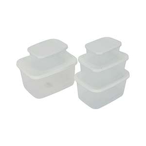 Royalford RF12188 5PCS BPA-Free Rectangular Food Storage Container Set |  Leakproof Lids | Fresh Food Storage and  Freezer Safe Kitchen Storage Boxes for Meal Prep
