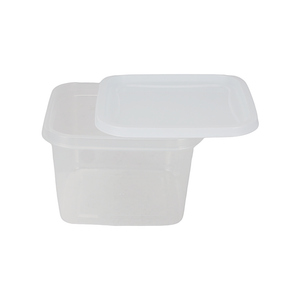 Royalford RF12189 Square Food Storage Container Set 5PCS | BPA Free Leakproof Food Storage Boxes with Lids | Freezer Safe Stackable Plastic Kitchen  Storage Containers