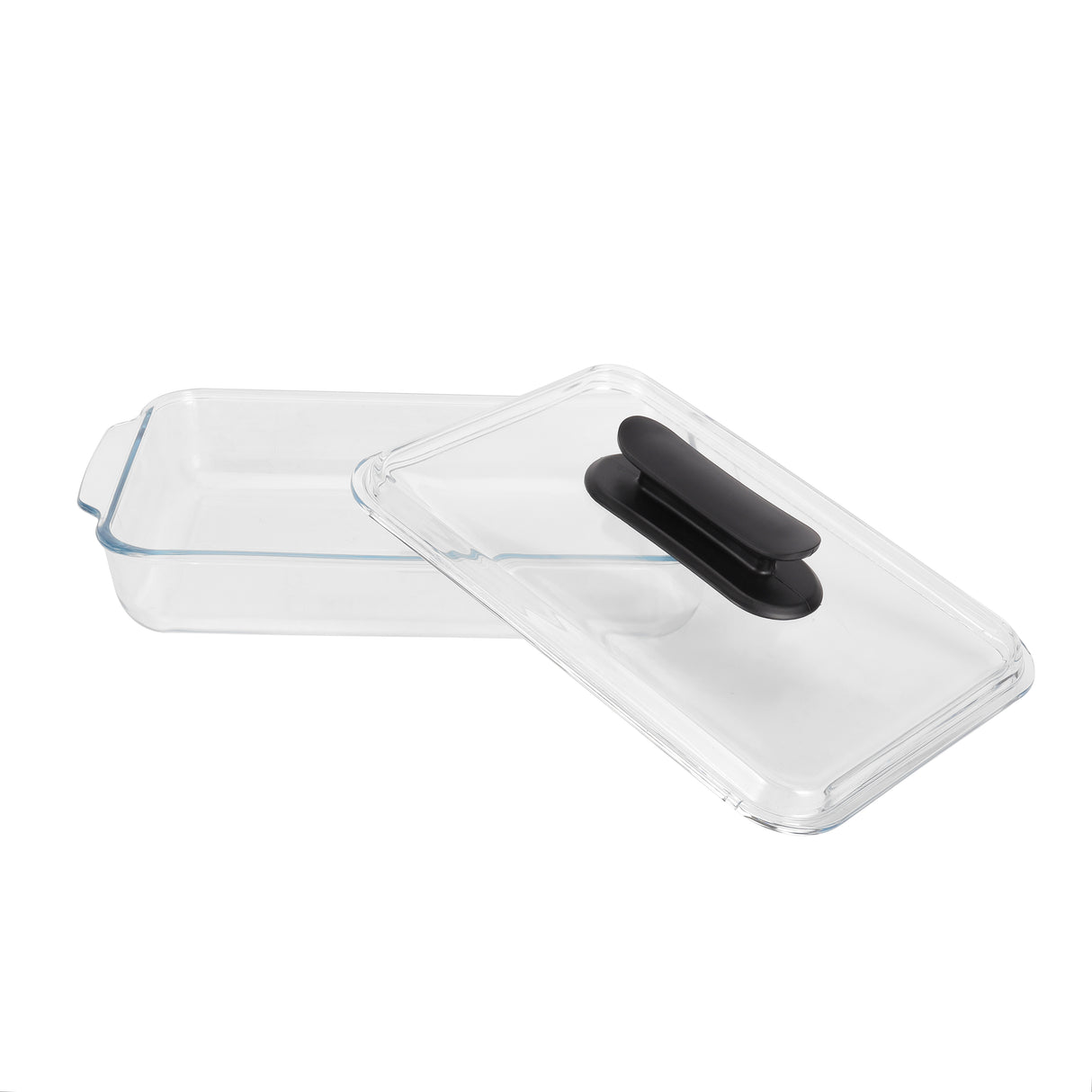 Royalford RF12194 Glass Baking Dish with Lid 3L | Tempered Glass Bake and Serve | Oven Dishwasher & Freezer Safe  | BPA and Lead Free |  Ideal for Baking & Serving