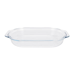 Royalford RF12195 Glass Baking Dish with Lid 3L | Tempered Glass Bake n Serve | Oven Dishwasher & Freezer Safe | BPA & Lead Free |  Ideal for Baking Serving & Storage