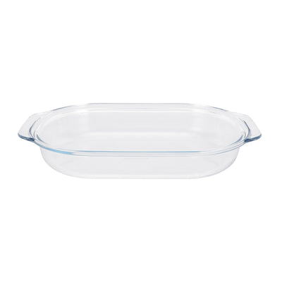 Royalford RF12195 Glass Baking Dish with Lid 3L | Tempered Glass Bake n Serve | Oven Dishwasher & Freezer Safe | BPA & Lead Free |  Ideal for Baking Serving & Storage