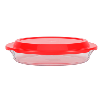 Royalford RF12199 Glass Baking Dish with Lid 0.8L Capacity | Tempered Glass Bakeware | Oven Safe, Freezer Safe  & Dishwasher Safe | BPA Free & Lead Free Bake & Serve Dish