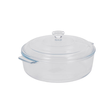 Royalford RF12202 1.7L Glass Baking Dish with Lid | Tempered BPA Free & Lead Free | Oven Safe, Freezer Safe, Dishwasher Safe Bake n Serve Casserole for Cooking & Serving