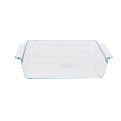 Royalford RF12205 Glass Baking Dish with Lid 2.0L| Tempered Oven Safe Bakeware | Durable BPA Free, Lead Free Glass Casserole Dish | Perfect for Baking, Serving & Storage