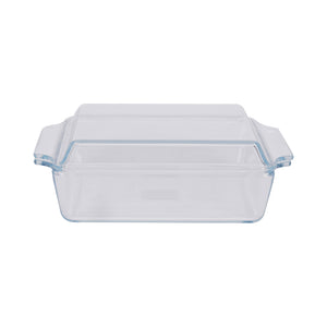 Royalford RF12206 1.5L Glass Baking Dish with Lid | BPA Free & Lead Free Tempered Glass | Oven Safe | Freezer Safe & Dishwasher Safe Bakeware for Baking and Serving