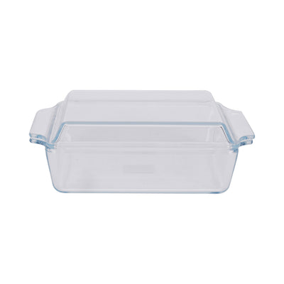 Royalford RF12206 1.5L Glass Baking Dish with Lid | BPA Free & Lead Free Tempered Glass | Oven Safe | Freezer Safe & Dishwasher Safe Bakeware for Baking and Serving