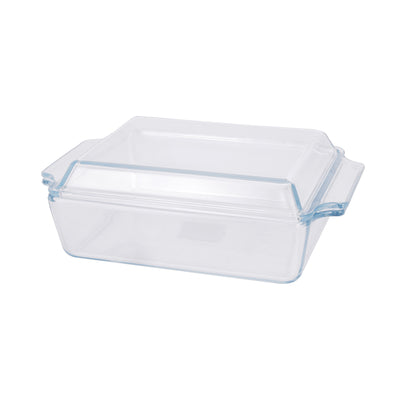 Royalford RF12206 1.5L Glass Baking Dish with Lid | BPA Free & Lead Free Tempered Glass | Oven Safe | Freezer Safe & Dishwasher Safe Bakeware for Baking and Serving