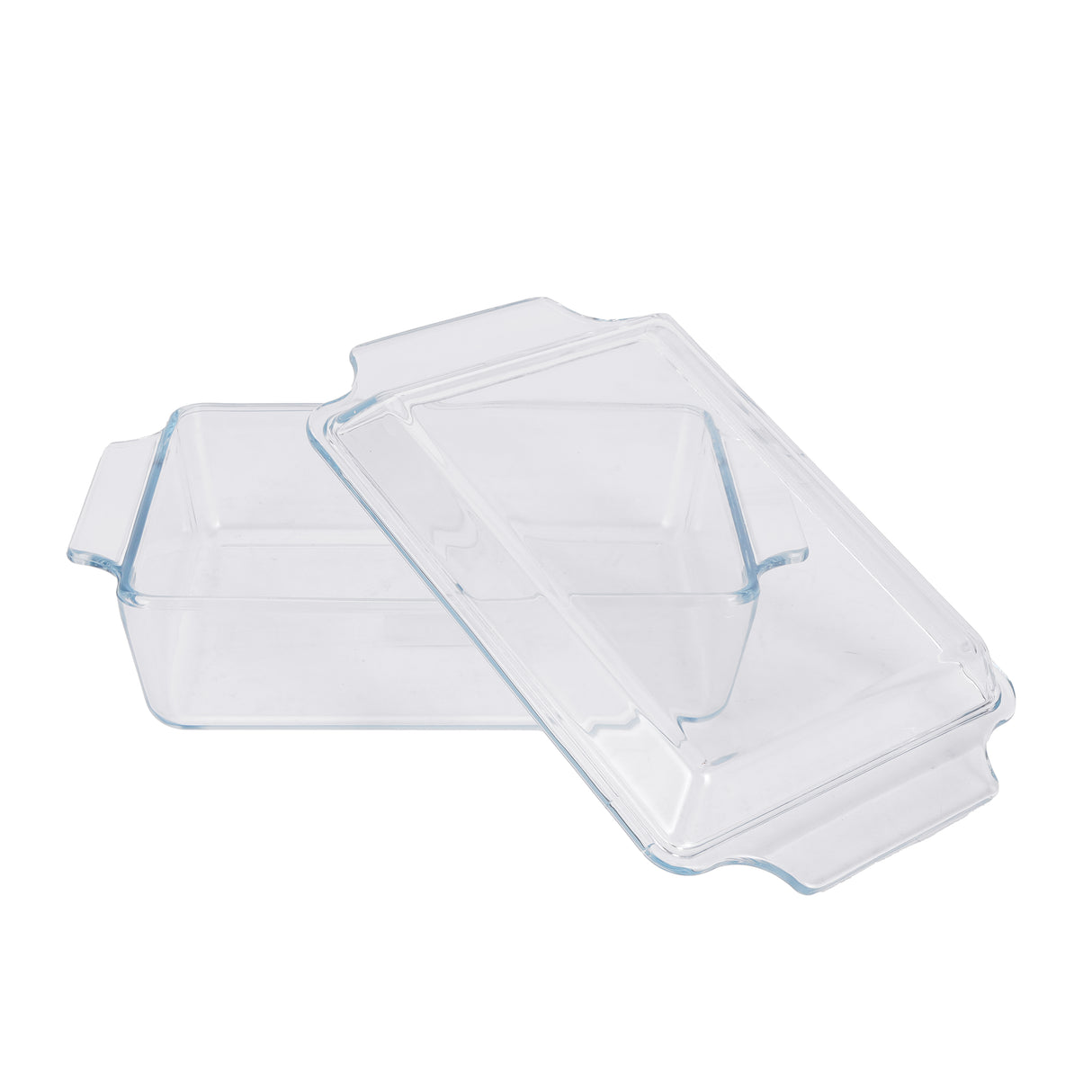 Royalford RF12206 1.5L Glass Baking Dish with Lid | BPA Free & Lead Free Tempered Glass | Oven Safe | Freezer Safe & Dishwasher Safe Bakeware for Baking and Serving