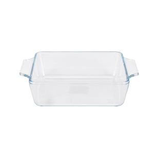 Royalford RF12207 1.0L Tempered Glass Baking Dish with Lid  | Oven,  Microwave & Freezer Safe Casserole |  BPA & Lead Free Durable Bake and Serve Glass Cookware