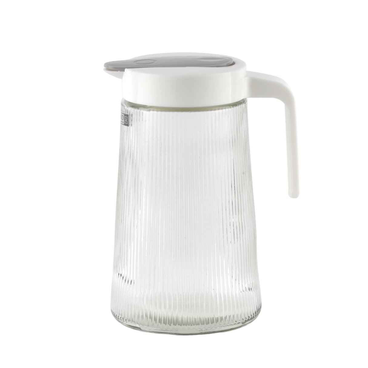 Royalford RF12208 5PC Water Jug & Cups Set | 1200ml Glass Jug and 4x250ml Cups | BPA Free Lead-Free Soda Lime Glass | Heat & Scratch Resistant Beverage Serving Set