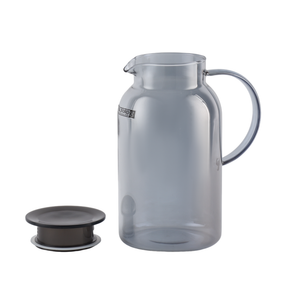 Royalford RF12210 5PC Glass Water Jug & Cups Set with 1800ml Borosilicate Jug | 4 x 260ml Glasses | BPA Free | Heat & Scratch Resistant | Leak Proof Lid | Freezer Safe