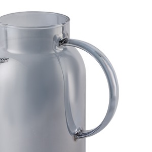 Royalford RF12210 5PC Glass Water Jug & Cups Set with 1800ml Borosilicate Jug | 4 x 260ml Glasses | BPA Free | Heat & Scratch Resistant | Leak Proof Lid | Freezer Safe