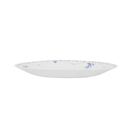 Royalford RF12214 10.5" opalware dinner plate| lightweight and chip-resistant with elegant floral design| microwave and dishwasher safe, ideal for serving meals|