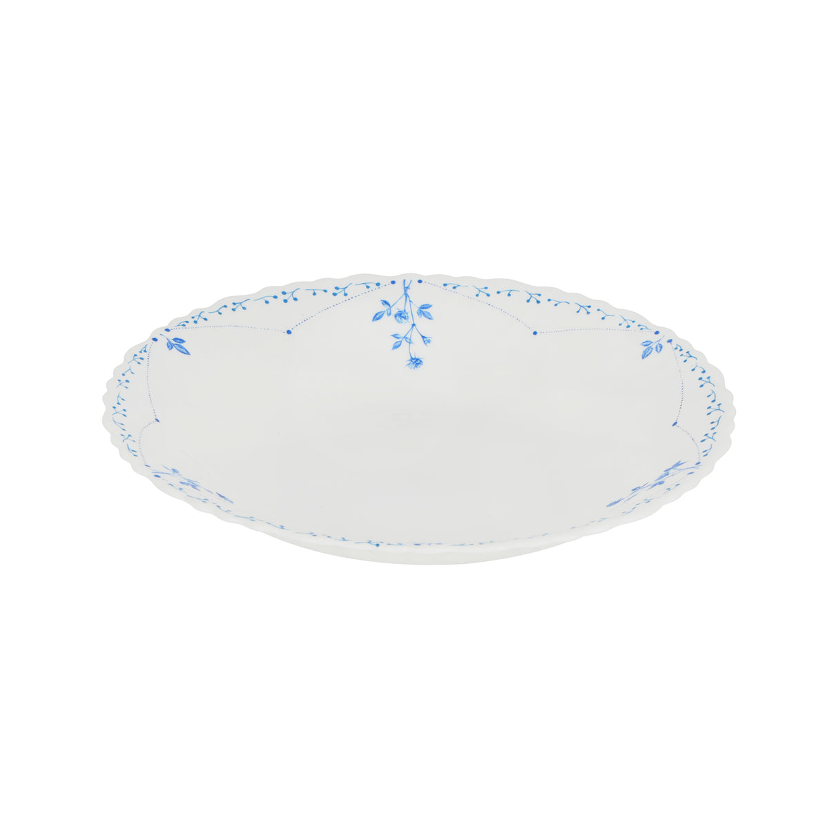 Royalford RF12216 Opalware Soup Plate | 8.5 Inch Lightweight Chip Resistant White Soup Bowl |  Microwave & Dishwasher Safe| Dinnerware for Everyday Dining & Serving Use