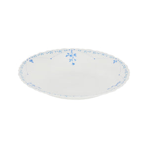 Royalford RF12216 Opalware Soup Plate | 8.5 Inch Lightweight Chip Resistant White Soup Bowl |  Microwave & Dishwasher Safe| Dinnerware for Everyday Dining & Serving Use