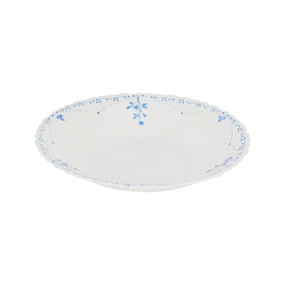 Royalford RF12216 Opalware Soup Plate | 8.5 Inch Lightweight Chip Resistant White Soup Bowl |  Microwave & Dishwasher Safe| Dinnerware for Everyday Dining & Serving Use