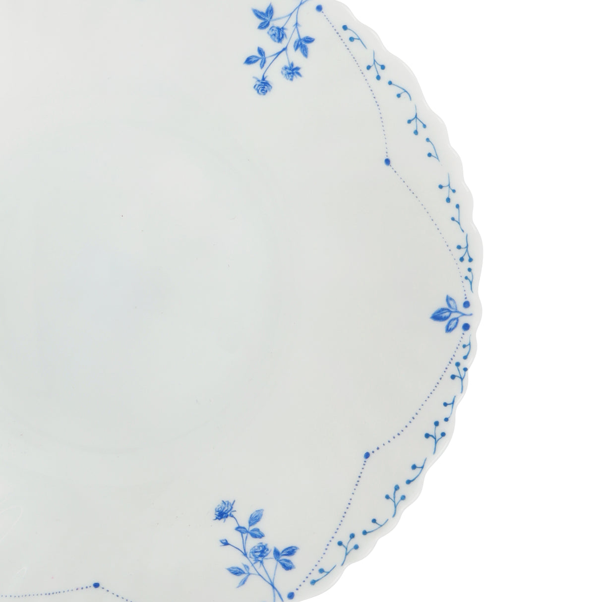 Royalford RF12216 Opalware Soup Plate | 8.5 Inch Lightweight Chip Resistant White Soup Bowl |  Microwave & Dishwasher Safe| Dinnerware for Everyday Dining & Serving Use