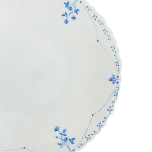 Royalford RF12216 Opalware Soup Plate | 8.5 Inch Lightweight Chip Resistant White Soup Bowl |  Microwave & Dishwasher Safe| Dinnerware for Everyday Dining & Serving Use