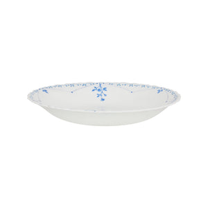 Royalford RF12216 Opalware Soup Plate | 8.5 Inch Lightweight Chip Resistant White Soup Bowl |  Microwave & Dishwasher Safe| Dinnerware for Everyday Dining & Serving Use