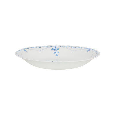 Royalford RF12216 Opalware Soup Plate | 8.5 Inch Lightweight Chip Resistant White Soup Bowl |  Microwave & Dishwasher Safe| Dinnerware for Everyday Dining & Serving Use