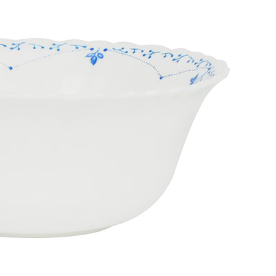 Royalford RF12220 Opalware Soup Bowl | 6 Inch  Lightweight Design | Chip Resistant | Microwave & Dishwasher Safe | Durable Stylish Serving Bowl for Soup and  Desserts