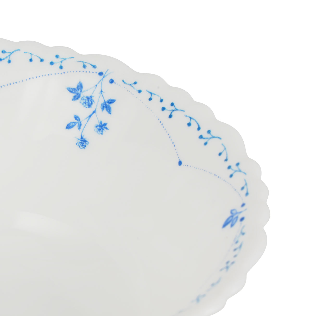 Royalford RF12220 Opalware Soup Bowl | 6 Inch  Lightweight Design | Chip Resistant | Microwave & Dishwasher Safe | Durable Stylish Serving Bowl for Soup and  Desserts