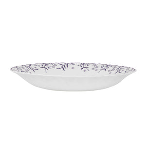 Royalford RF12232 Opalware Soup Plate | 8.5 Inch Lightweight, Chip Resistant, Microwave & Dishwasher Safe Design | Durable Plate for Soup, Curry and Pasta Serving