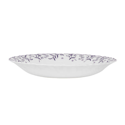 Royalford RF12232 Opalware Soup Plate | 8.5 Inch Lightweight, Chip Resistant, Microwave & Dishwasher Safe Design | Durable Plate for Soup, Curry and Pasta Serving