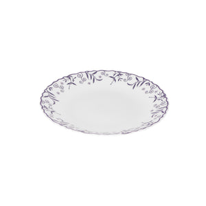 Royalford RF12233 Opalware Dessert Plate | 7.5 Inch Size | Chip Resistant | Microwave Safe Lightweight and Dishwasher Safe Elegant Serving Plate | Perfect for Daily Use