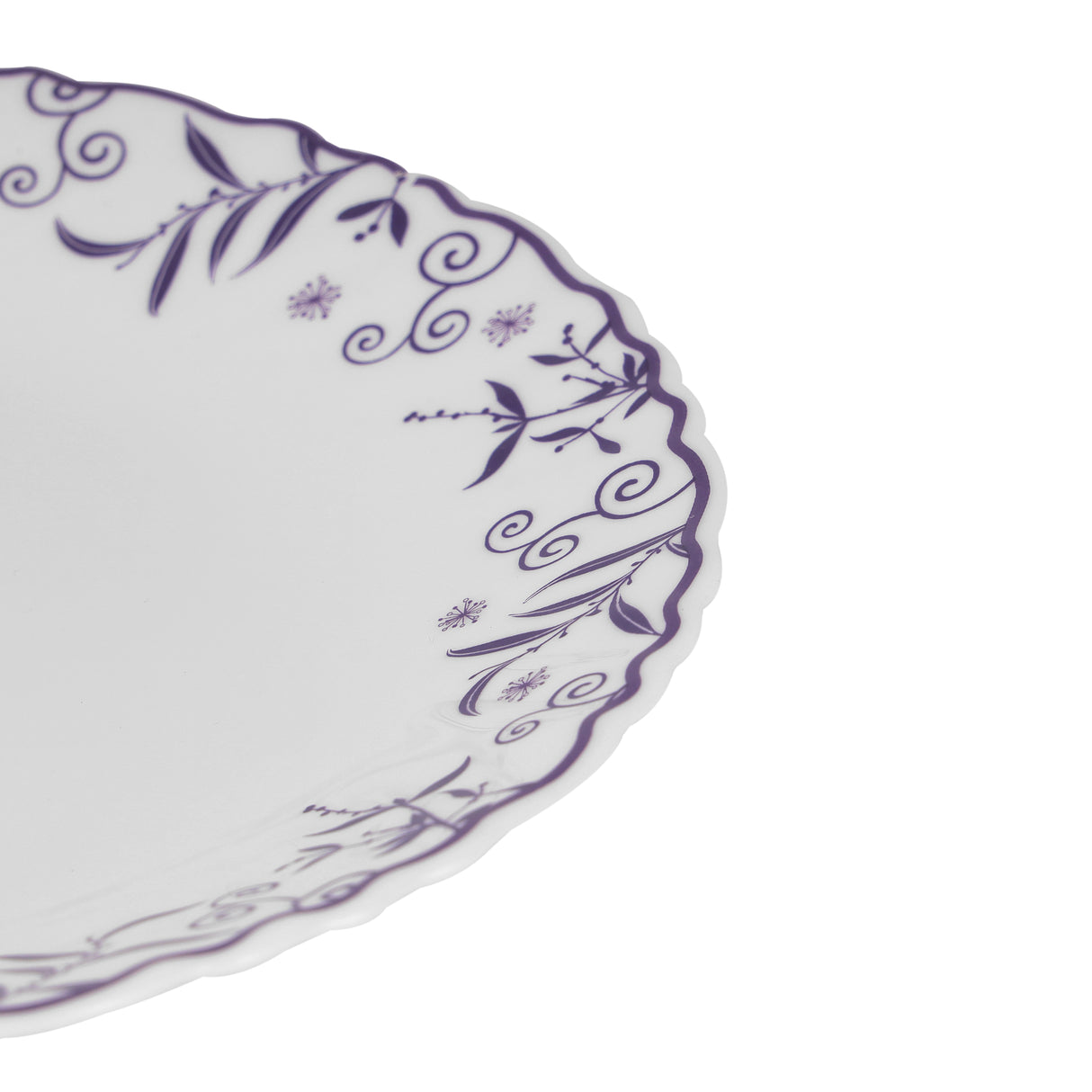 Royalford RF12233 Opalware Dessert Plate | 7.5 Inch Size | Chip Resistant | Microwave Safe Lightweight and Dishwasher Safe Elegant Serving Plate | Perfect for Daily Use