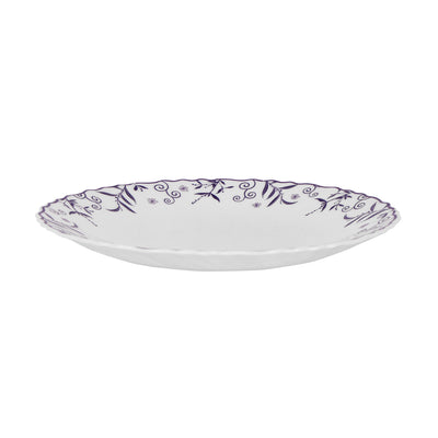 Royalford RF12233 Opalware Dessert Plate | 7.5 Inch Size | Chip Resistant | Microwave Safe Lightweight and Dishwasher Safe Elegant Serving Plate | Perfect for Daily Use