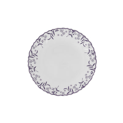 Royalford RF12233 Opalware Dessert Plate | 7.5 Inch Size | Chip Resistant | Microwave Safe Lightweight and Dishwasher Safe Elegant Serving Plate | Perfect for Daily Use