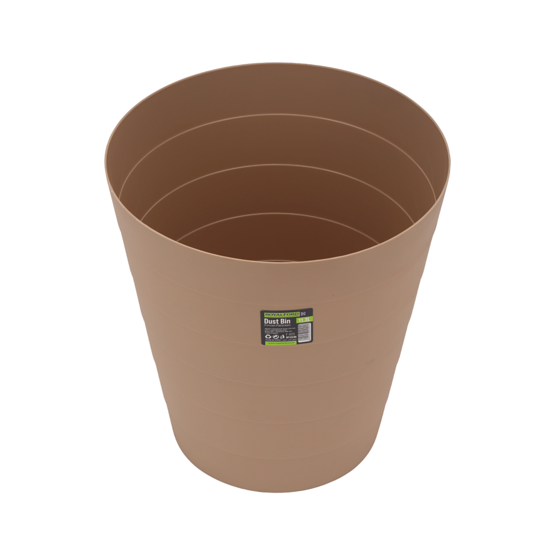 Royalford RF12246 Plastic Dust Bin 11.3L | Durable Premium Quality Lightweight Waste Bin for Home, Office, Kitchen, Bathroom & Living Room | Easy to Clean & Long Lasting