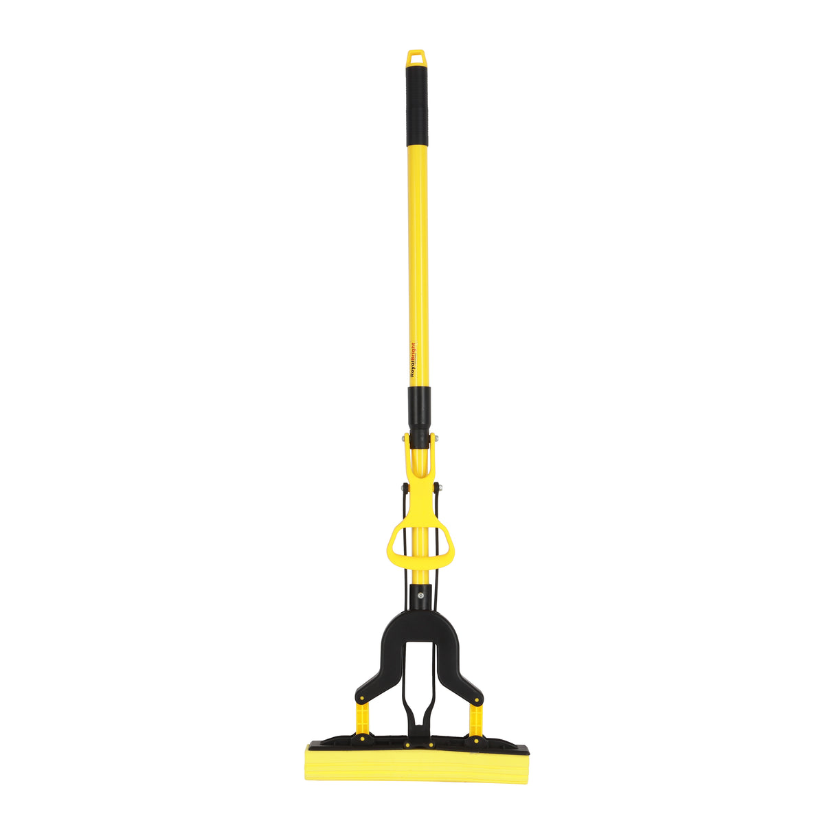 Royalford RF12252 PVA Mop with Iron Handle | 27cm Wide Squeeze Sponge Mop with 120cm Extendable Telescopic Handle | High Absorbency Multi-Surface Floor Cleaning Mop