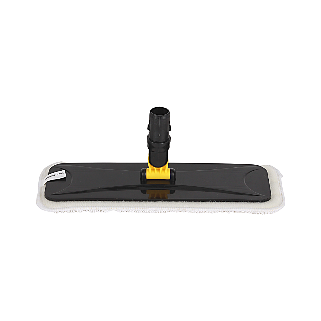 Royalford RF12262 Spray Mop with Microfiber Pad | 400ml Refillable Bottle | Durable Iron Handle |38cm Wide Head | Multi-Surface Floor Cleaning System | Multi-Surface Use