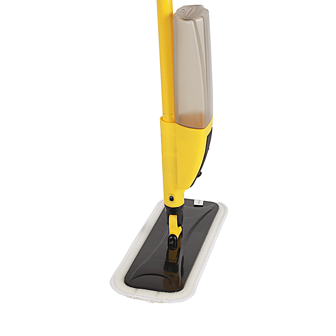Royalford RF12262 Spray Mop with Microfiber Pad | 400ml Refillable Bottle | Durable Iron Handle |38cm Wide Head | Multi-Surface Floor Cleaning System | Multi-Surface Use
