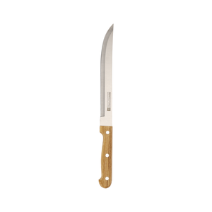 Royalford RF12264 7PCS Kitchen Knife Set | Wooden Block | Extra-Sharp Stainless Steel Blades |Ergonomic Wooden Handles |Pinewood Storage Stand for Home & Professional Use