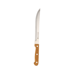 Royalford RF12265 7PCS Kitchen Knife Set | Wooden Block & Scissors | Sharp Stainless Steel Blades | Ergonomic Wooden Handles | Pinewood Stand for Home & Professional Use