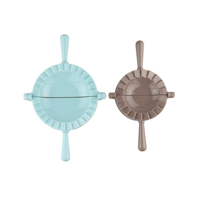 Royalford RF12275 Dumpling Mould Set | 2PC Food Grade Plastic Dumpling Maker Press | Crimped Edge Easy Dumpling Maker Tool | Lightweight & Easy to Clean Design