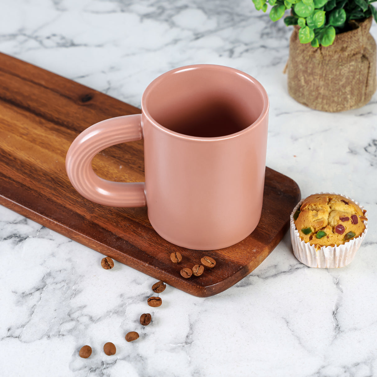 Royalford 535 ml (18 oz) New Bone Mug- RF12300/ Perfect for Hot and Cold Drinks/ Food-Grade, Non-Toxic and Safe to Use/ Stylish, Durable and Long-Lasting Design
