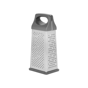 Royalford RF12344  4-Sided Stainless Steel Grater| ultra-sharp blades & ergonomic handle, non-slip base| Multi-function kitchen tool, slicing, shredding & grating easily|
