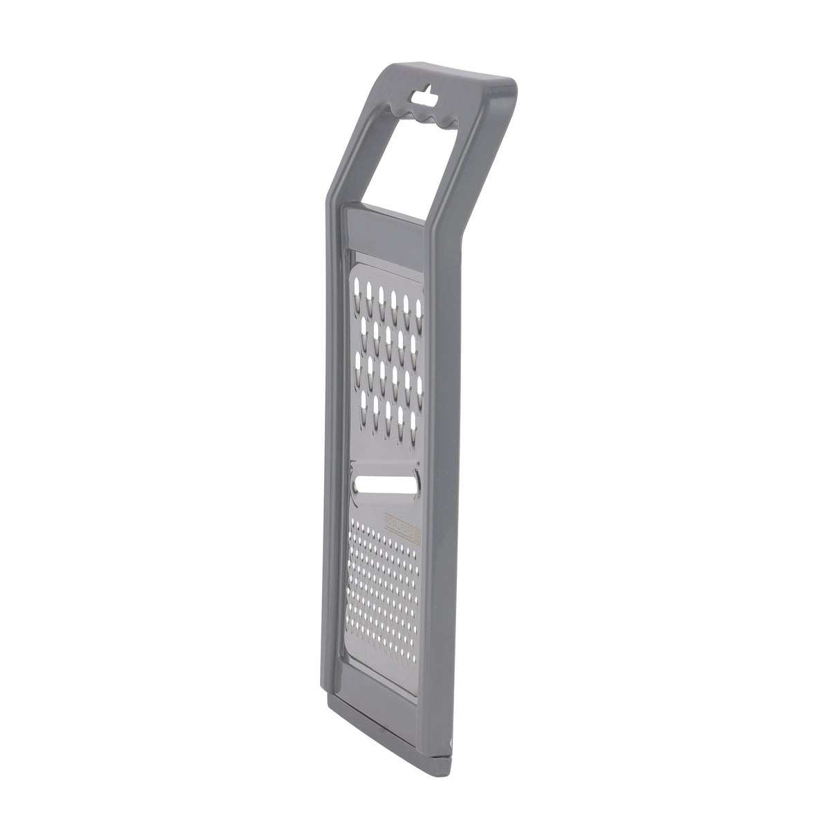 Royalford RF12350 3 in 1 Stainless Steel Grater | Multiple Blades | Vegetable Slicer Shredder Cutter with ABS Handle | TPR Base for Cheese, Vegetables & Fruits