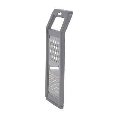 Royalford RF12350 3 in 1 Stainless Steel Grater | Multiple Blades | Vegetable Slicer Shredder Cutter with ABS Handle | TPR Base for Cheese, Vegetables & Fruits