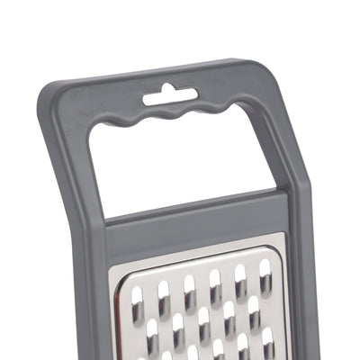 Royalford RF12350 3 in 1 Stainless Steel Grater | Multiple Blades | Vegetable Slicer Shredder Cutter with ABS Handle | TPR Base for Cheese, Vegetables & Fruits